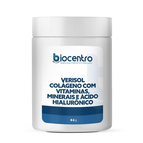 Verisol colágeno com Vitaminas, Minerais e Ácido Hialurônico 86g
