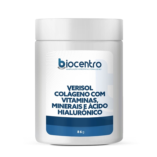Verisol colágeno com Vitaminas, Minerais e Ácido Hialurônico 86g