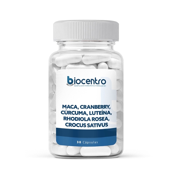 Maca, Cranberry, Cúrcuma e Associações 30 Cápsulas